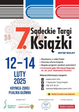 7. Sądeckie Targi Książki 2024 – Krynica-Zdrój