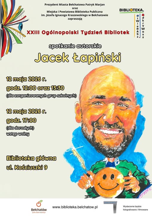 Śmiechoterapia na Kościuszki – wieczór z Jackiem Łapińskim