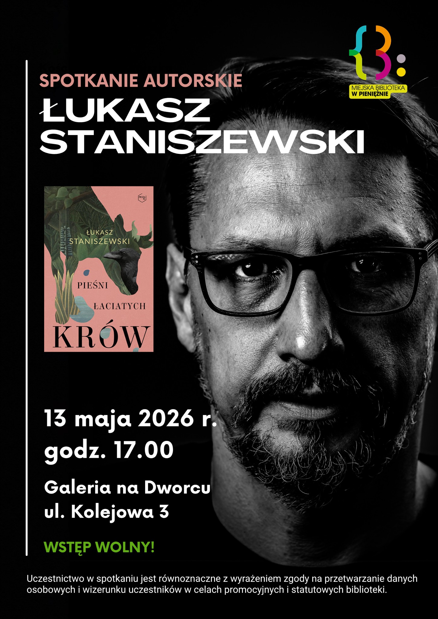 Literatura na dworcu – spotkanie autorskie z Łukaszem Staniszewskim w wyjątkowej scenerii