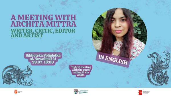 Zdjęcie spotkania: Twórczy kompas – o fiction, content writingu i artystycznej żonglerce. Wieczór z Architą Mittrą (spotkanie w jęz. angielskim)!