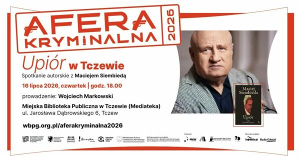 Zdjęcie spotkania: Kryminalna literatura najwyższej próby – spotkanie z Maciejem Siembiedą