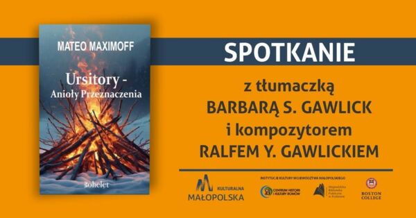 Zdjęcie spotkania: „Ursitory. Anioły Przeznaczenia” .Głos tradycji romskiej w Krakowie - spotkanie z Barbarą S. Gawlick i Ralfem Y. Gawlickiem